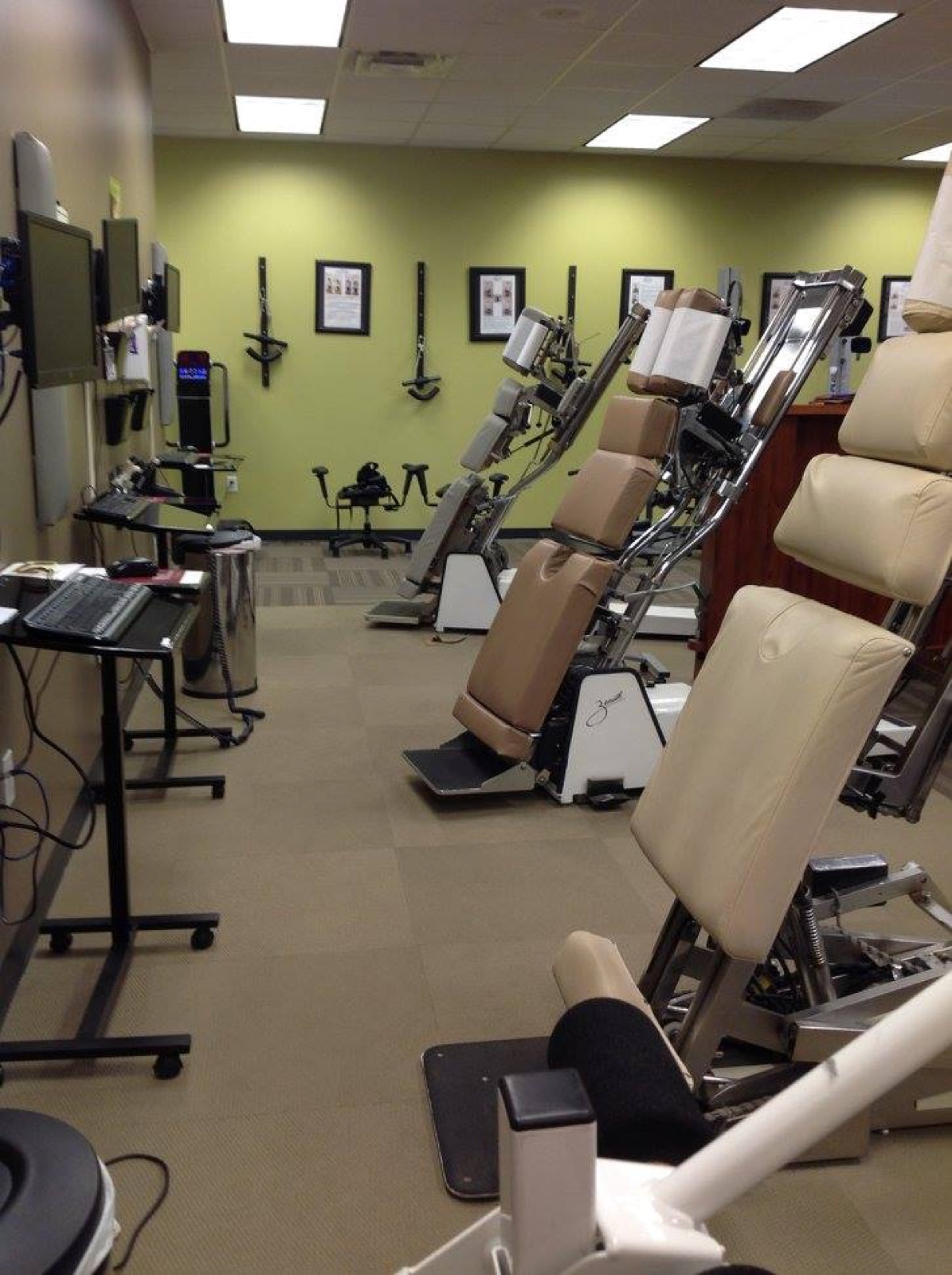 Chiropractic adjustment area