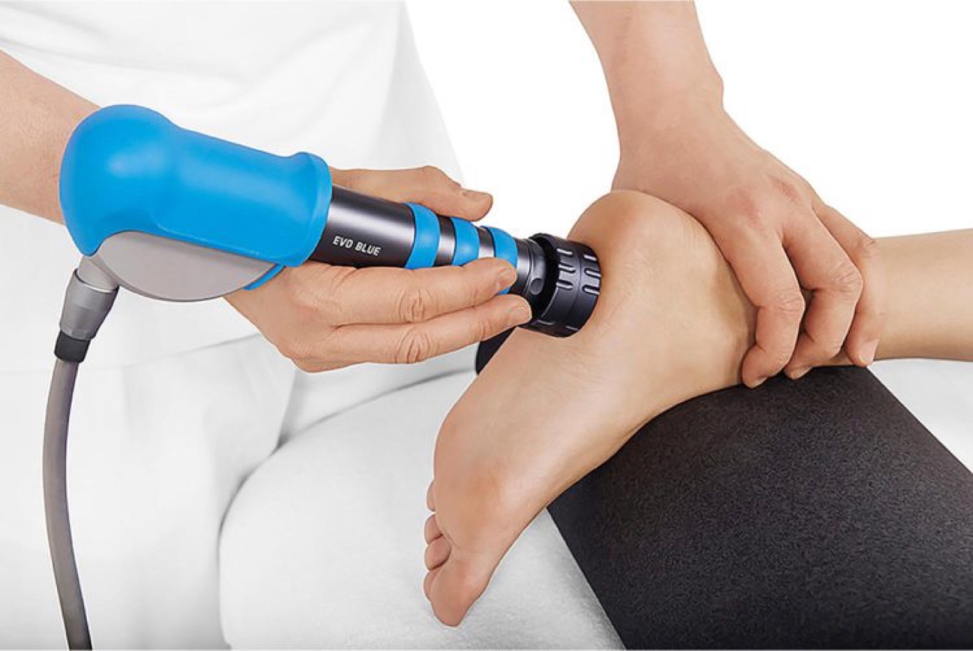 Shockwave therapy for plantar fasciitis in the foot